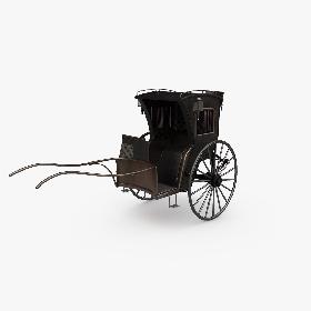 3D Hansom Cab